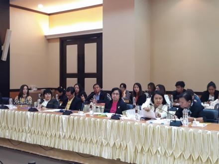 4. วันที่ 12 ธันวาคม พ.ศ.2562 สำนักบริการวิชาการและจัดหารายได้ ได้จัดประชุมวางแผนแนวทางการปฏิบัติงานตามโครงการยกระดับคุณภาพการเรียนรู้ด้านการอ่าน การเขียน และการคิดวิเคราะห์ฯ ณ ห้องประชุม ชั้น 9 อาคารเรียนรวมและอำนวยการ (อาคาร 14) มหาวิทยาลัยราชภัฏกำแพงเพชร